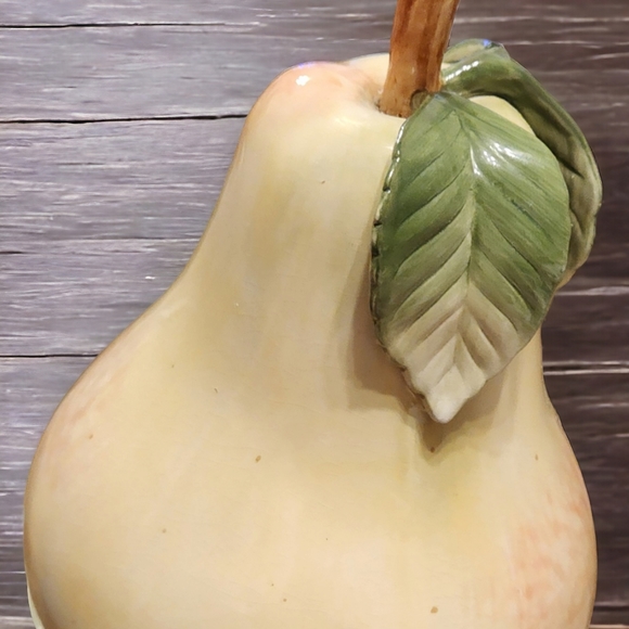 Fitz and Floyd SOMMER HILL 9" PEAR FIGURINE w/ Original Box - Picture 4 of 8